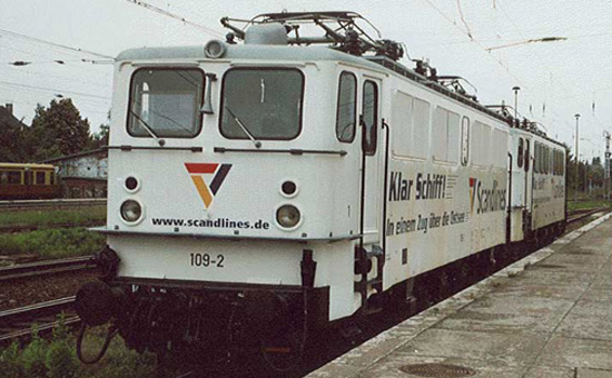 Bild 21 Scandline E-Lok Schweden