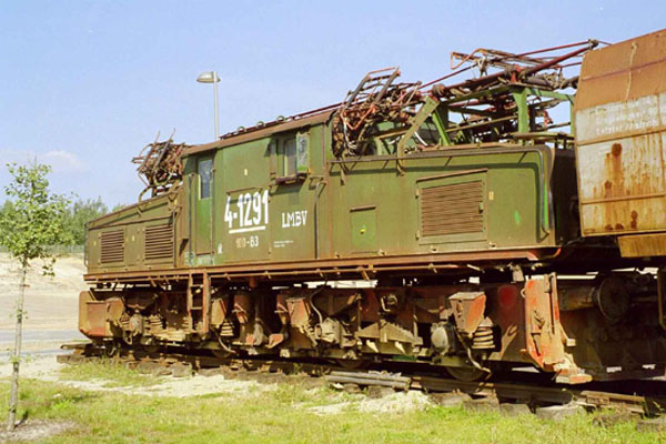 Bild 35 E Lok aus dem Tagebau 