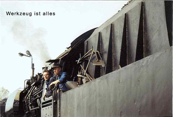 Bild 38 Lokwerkzeug am Tender